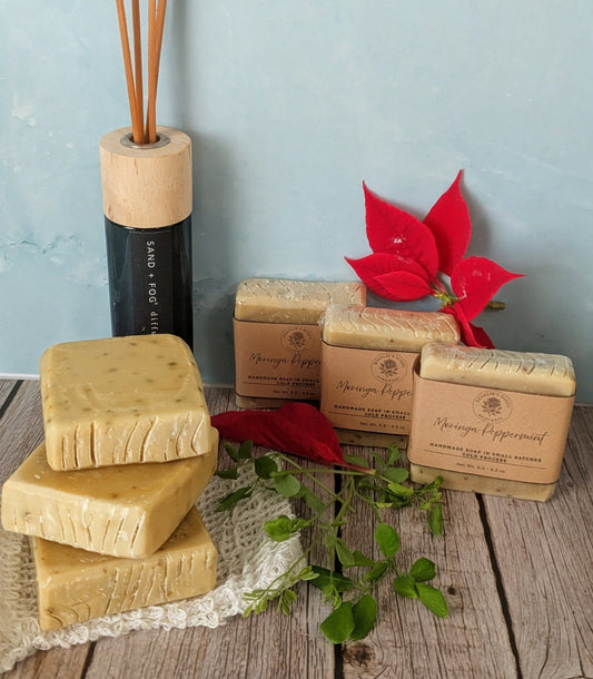 Moringa Peppermint Soap