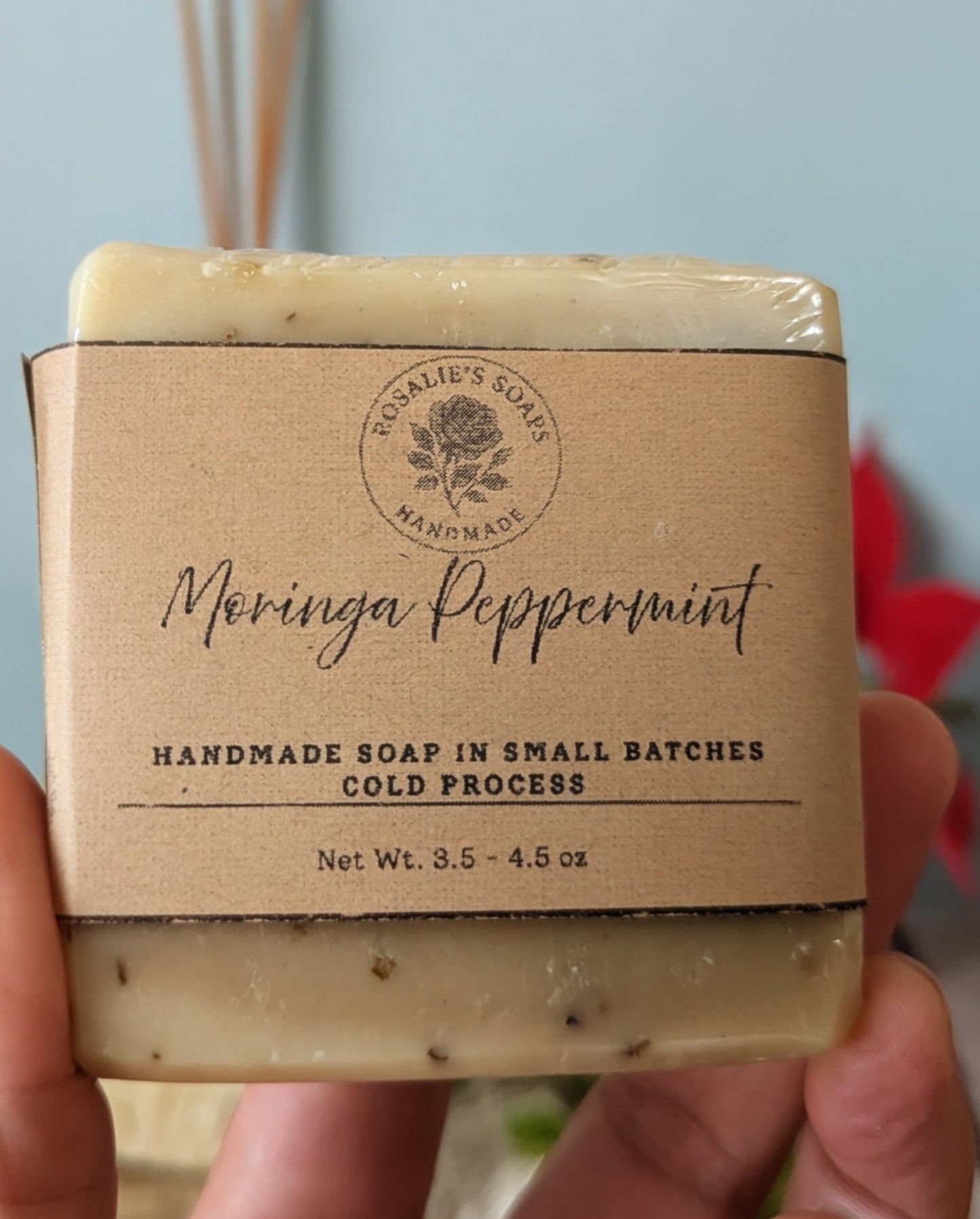 Moringa Peppermint Soap